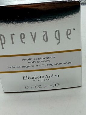 Elizabeth Arden Prevage Multi-restorative Soft Cream - White & Gold